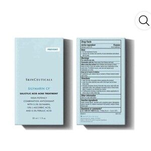 Sealed SkinCeuticals Silymarin CF Salicylic Acid Acne Treatment 1 Oz Exp 3/2026